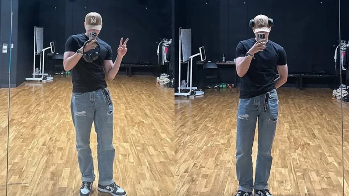 Kang Daniel Shows Off Bulked-Up Shoulders in Rare Military Leave Update