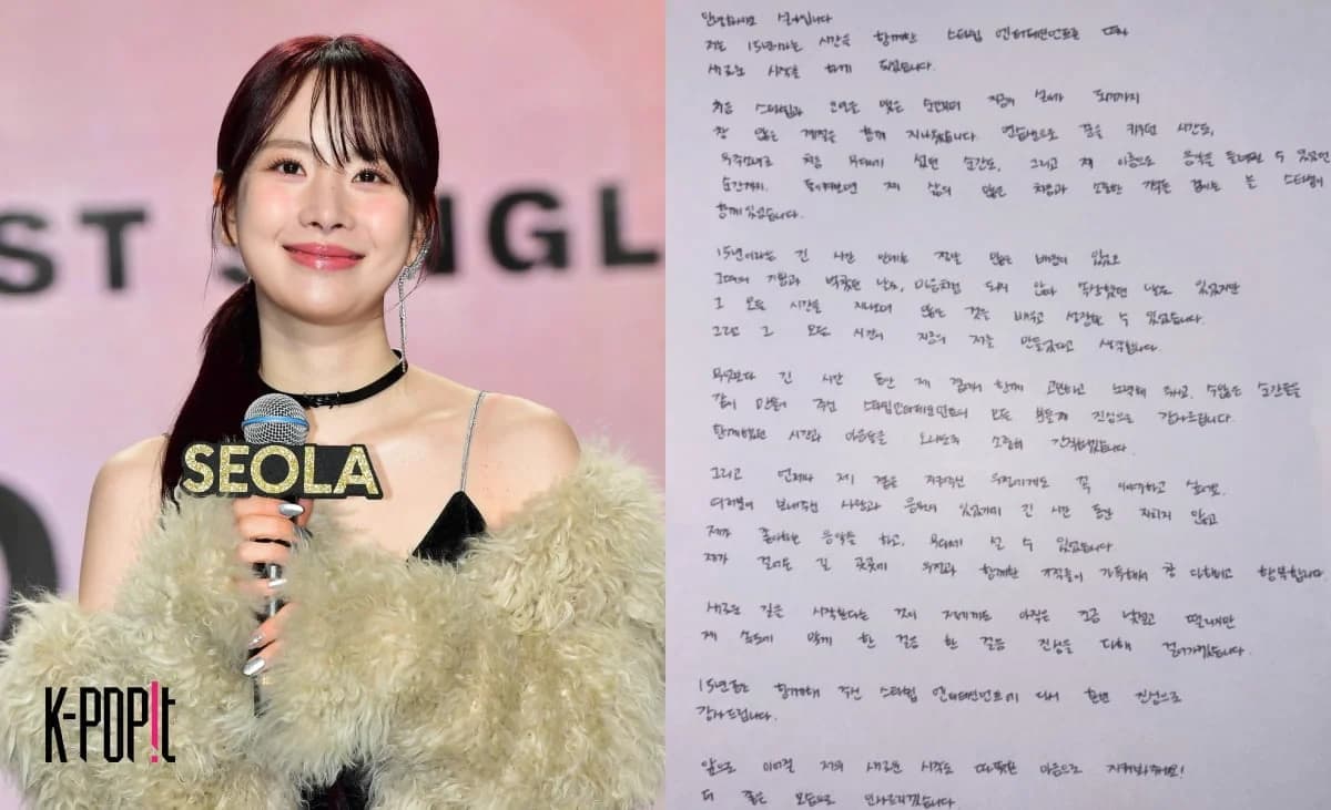 WJSN's Seola Apologizes Over AI Handwritten Letter Controversy