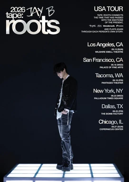 JAY B Sets 6-City U.S. Tour for 'tape: roots' World Tour Run