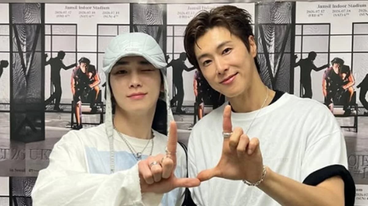 SHINee's Key visited U-Know Yunho wrapped in 'hips' from head to toe