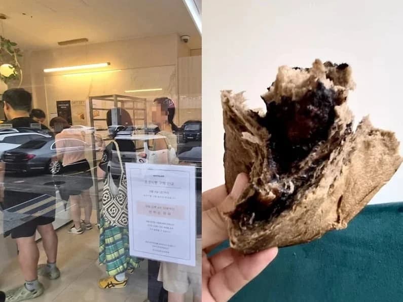 Seoul’s Viral Chocolate Milk Bread Has Shoppers Lining Up in the Rain
