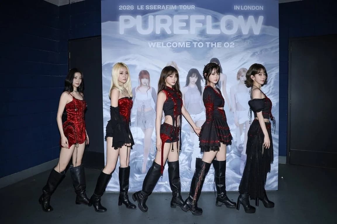 LE SSERAFIM Hailed as 'New Queens of K-POP' on French TV
