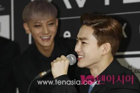 Suho (EXO), Tao — Concert Press Conference