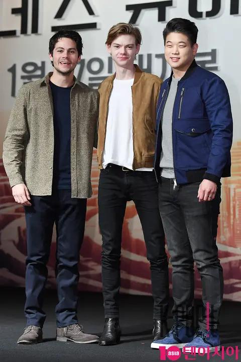 Group — Maze Runner Press Conference — 2018-01-11