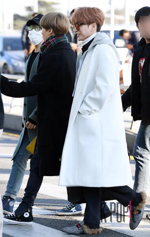 Super Junior, Donghae (Super Junior), Eunhyuk, Lee Teuk (Super Junior) — Airport — 2018-01-12