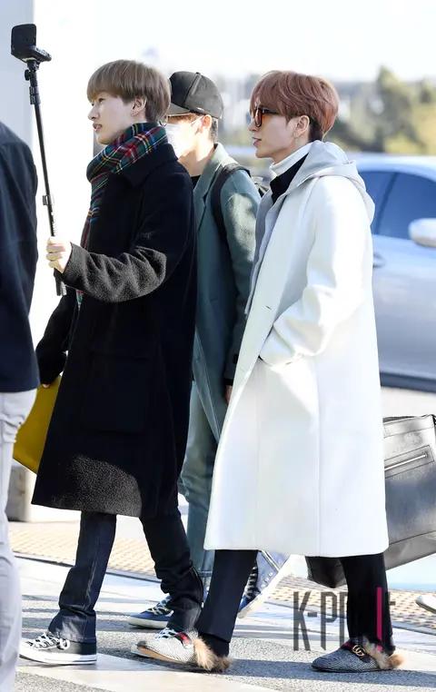 Super Junior, Eunhyuk, Lee Teuk (Super Junior) — Airport
