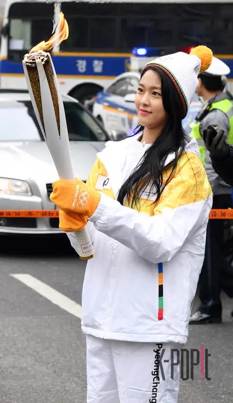 AOA, Seolhyun (AOA) — Olympic Torch Relay
