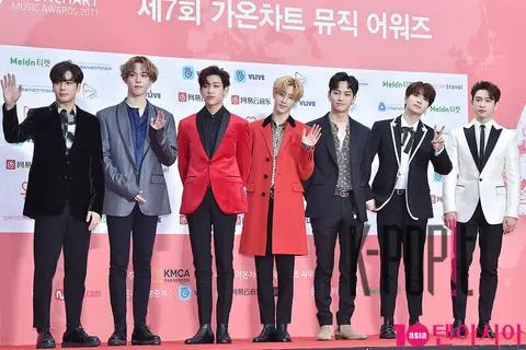 GOT7 — Gaon Chart Red Carpet