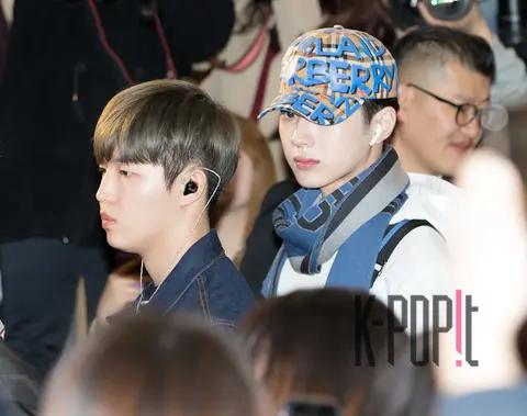 Wanna One, Kim Jaehwan, Lai Guanlin — Airport