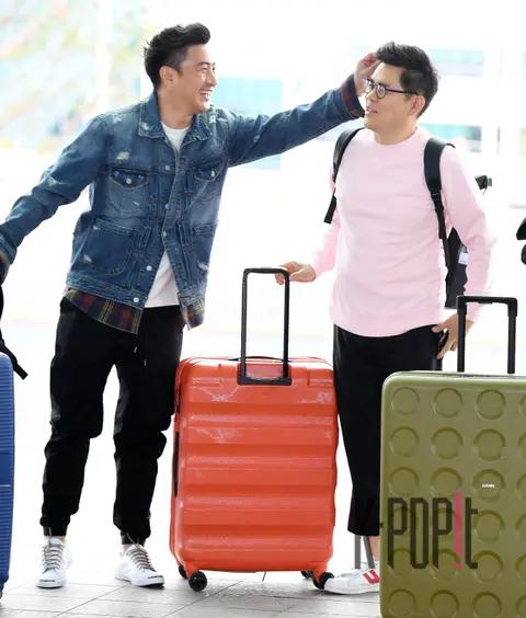 Ahn Jung-hwan, Kim Yong-man — Airport