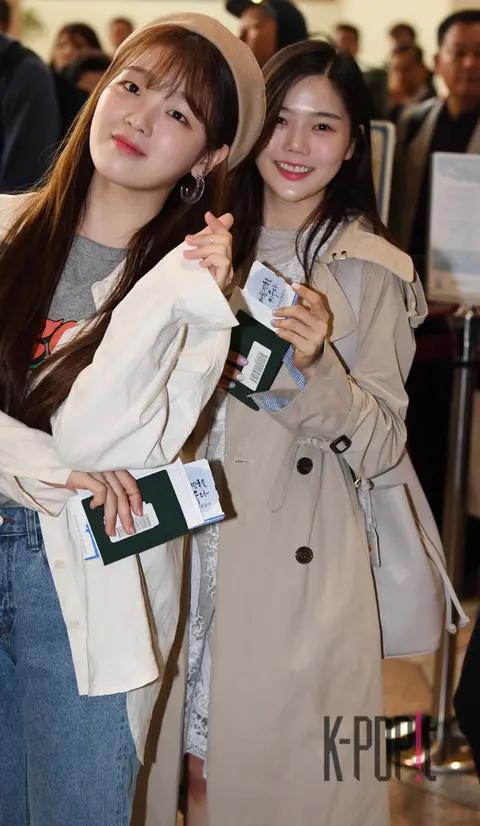 OH MY GIRL, Seung-hui, HyoJung — Airport