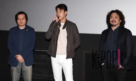 Kim Ji-young (Director), Jung Woo-sung, Kim Eo-jun — That Day at the Sea Stage Greeting