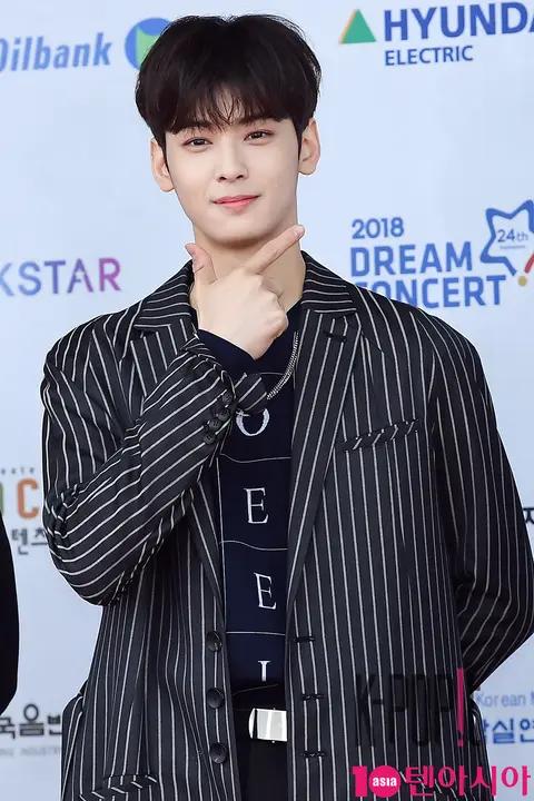 ASTRO, Cha Eun-woo — Dream Concert Red Carpet