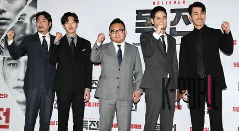 Cho Jin-woong, Ryu Jun-yeol, Director Lee Hae-young, Park Hae-joon, Cha Seung-won — The Outlaws Press Screening