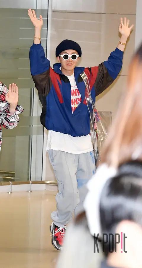 BTS, J-Hope — Airport