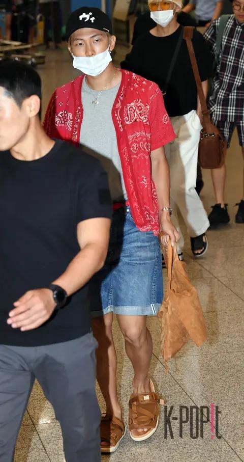BTS, RM — Airport