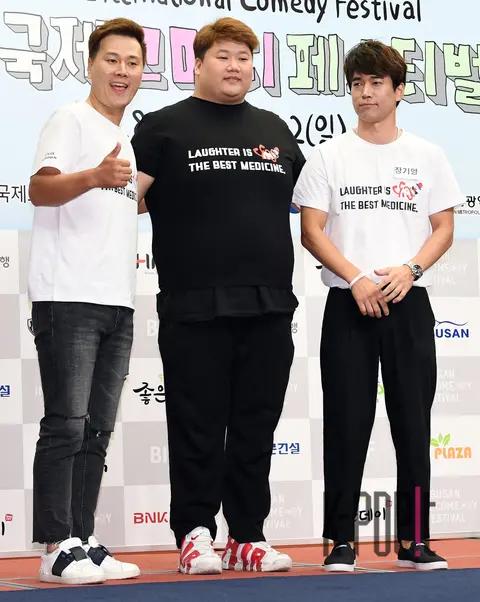 Byun Ki-soo, Jang Ki-young, Kim Tae-won — Busan International Comedy Festival Press Conference