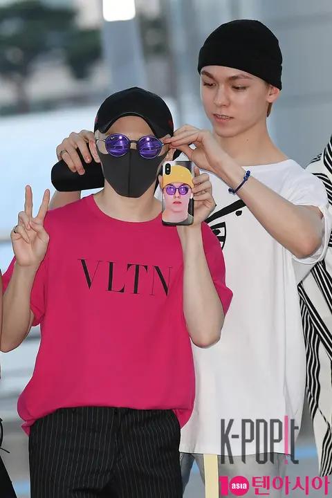 SEVENTEEN, Woozi, Vernon — Airport