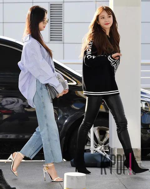 EXID, Solji, Hanni — Airport