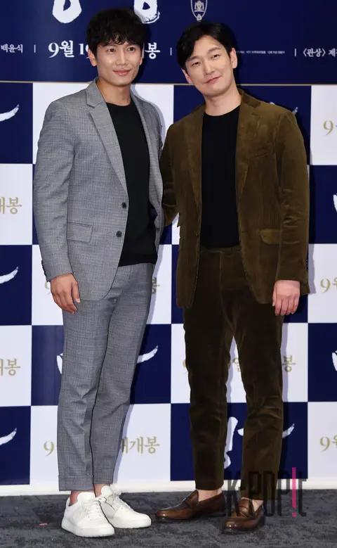 Ji-sung, Cho Seung-woo — The Legends Press Screening