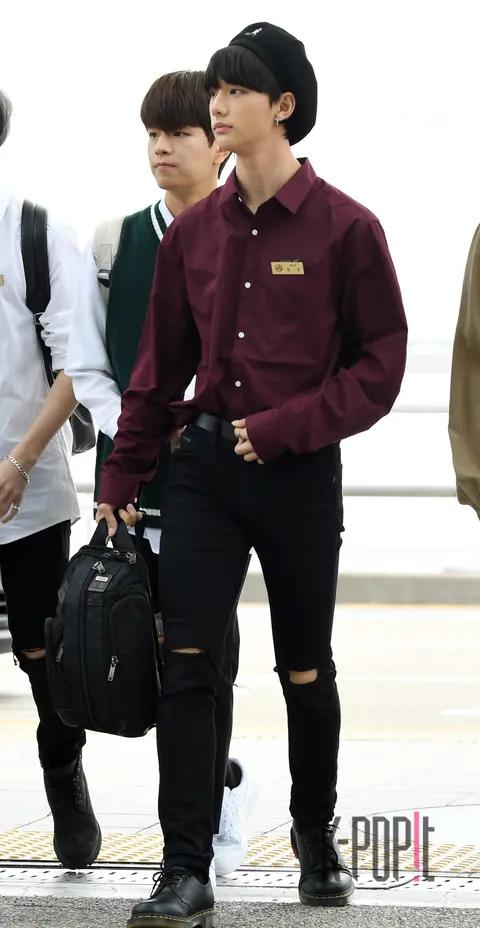 Stray Kids, Hyun-jin — Airport