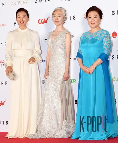 Kim Hee-ae, Ye Su-jung, Kim Hye-suk — 23rd Busan International Film Festival Red Carpet