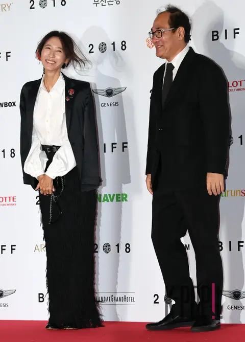 Bang Eun-jin, Bae Chang-ho — 23rd Busan International Film Festival Red Carpet