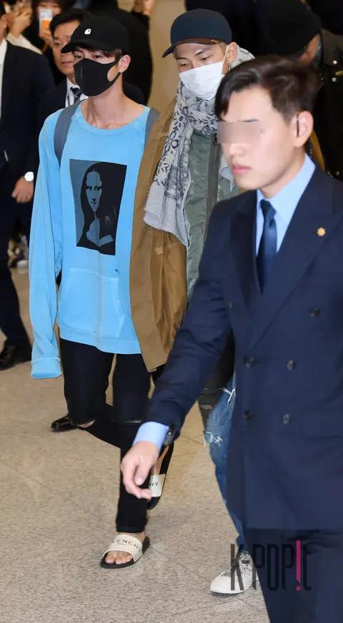 BTS, SUGA (BTS), RM — Airport