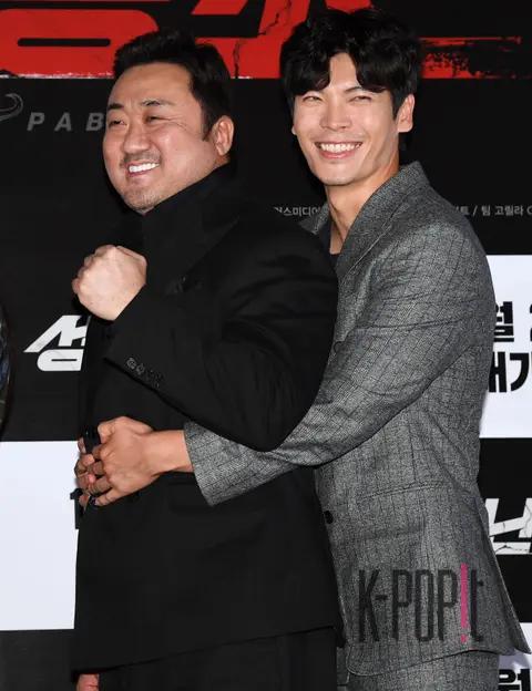 Ma Dong-seok, Kim Sung-o — Raging Bull Press Screening