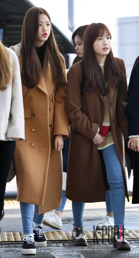 IZ*ONE, Jang Won-young, Honda Hitomi — Airport