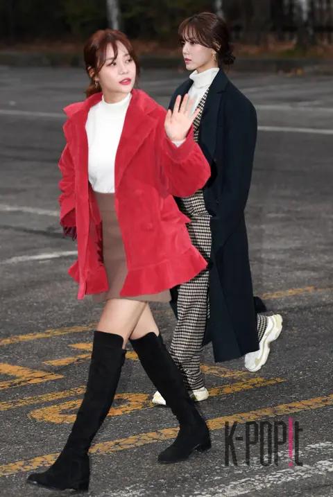 Apink, Yoona, Jimin — Music Bank Arrival