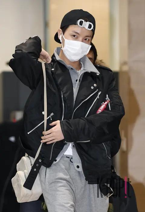 BTS, J-Hope — Airport