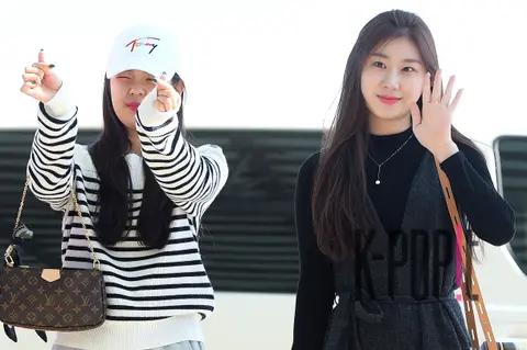 ITZY, Lia, Chae-ryeong — Airport