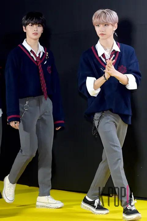 Stray Kids, I.N, Felix (Stray Kids) — 1st 2019 V LIVE Awards V Heartbeat