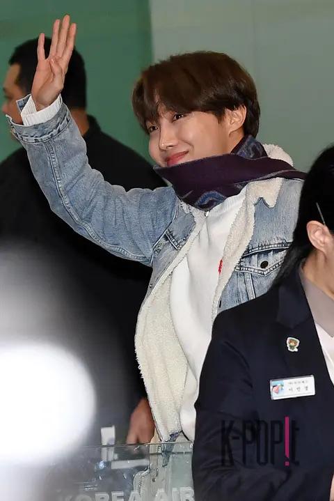 BTS, J-Hope — Airport