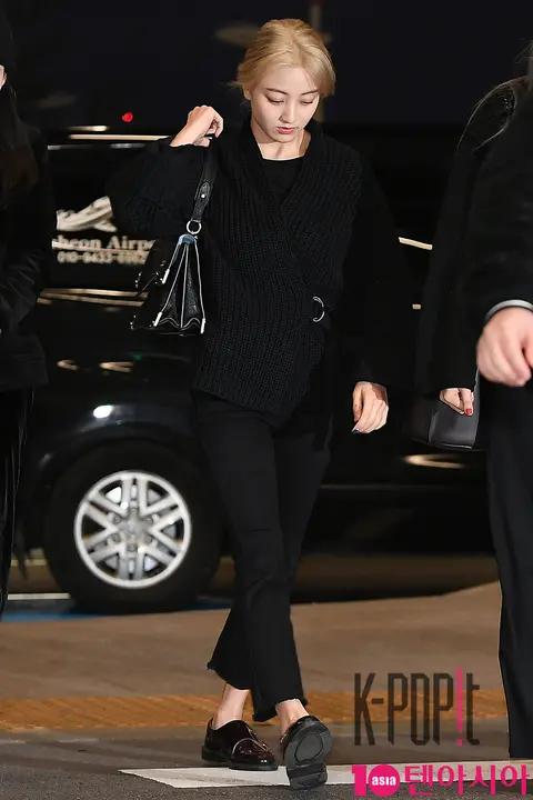 TWICE, Jiyho (MISS A) — Airport