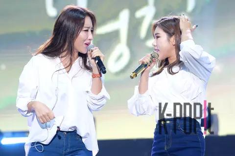 Suk-haeng, Song Ga-in — Miss Trot Youth Press Conference