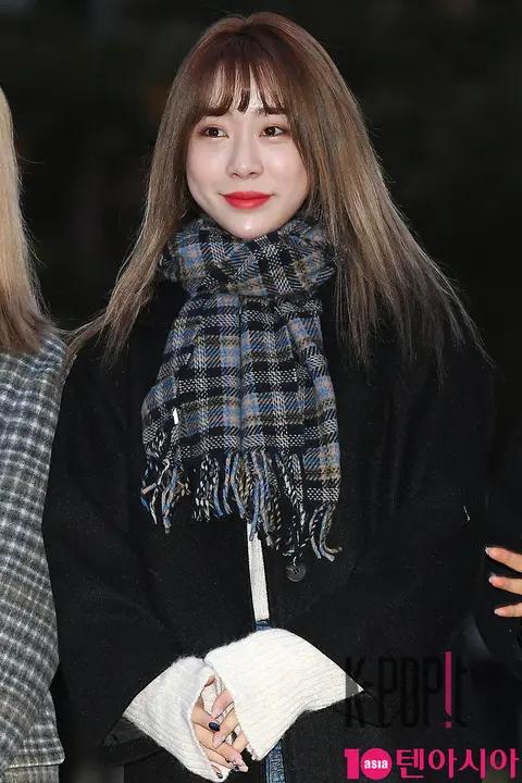 WJSN, Yeon-jung — Music Bank Arrival