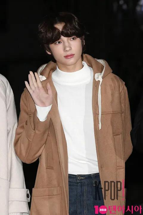 TXT, Huening Kai (TXT) — Music Bank Arrival