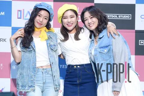 Hong Ja, Song Ga-in, Jung Mi-ae — Miss Trot Youth Press Conference