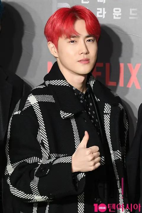 EXO, Suho (EXO) — 6 Underground Green Carpet