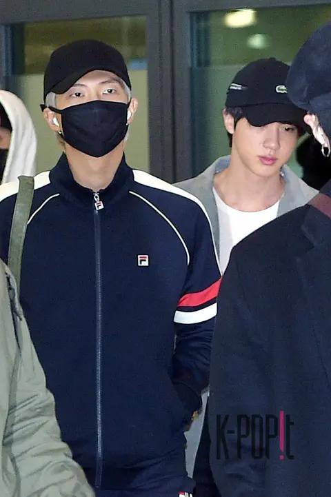 BTS, RM, Jin (BTS) — MAMA Airport