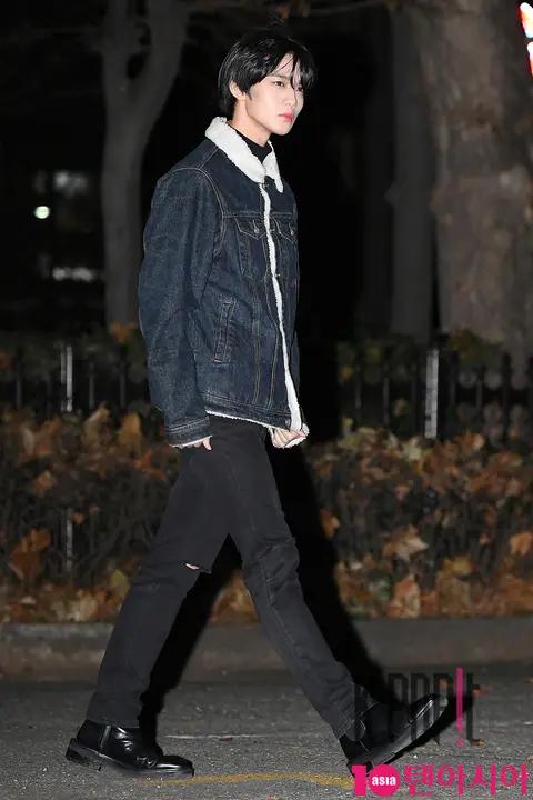 CIX, Bae Jin-young — Music Bank Arrival