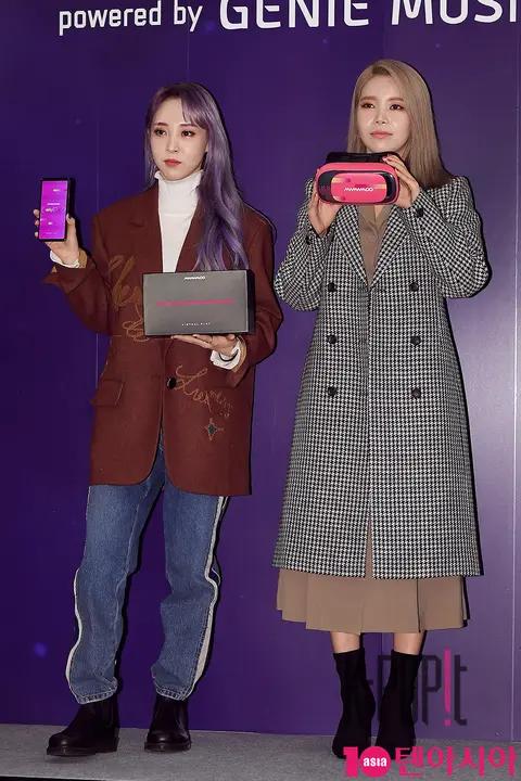 MAMAMOO, Moonbyul, Solar — Genie Music Launch
