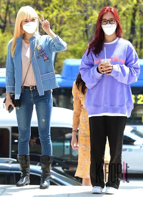 Apink, Kim Nam-joo, Bomi — Jung Eun-ji's Music Square Arrival