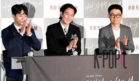 Park Jung-min, Lee Jung-jae, Director Hong Won-chan — Deliver Us from Evil Press Screening