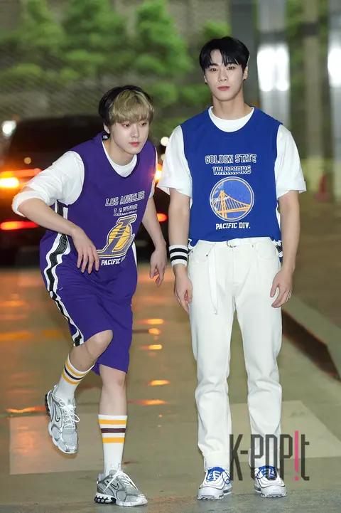 ASTRO, Yoon San-ha, Moonbin — Show Champion Arrival