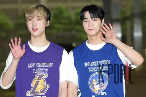 ASTRO, Yoon San-ha, Moonbin — Show Champion Arrival