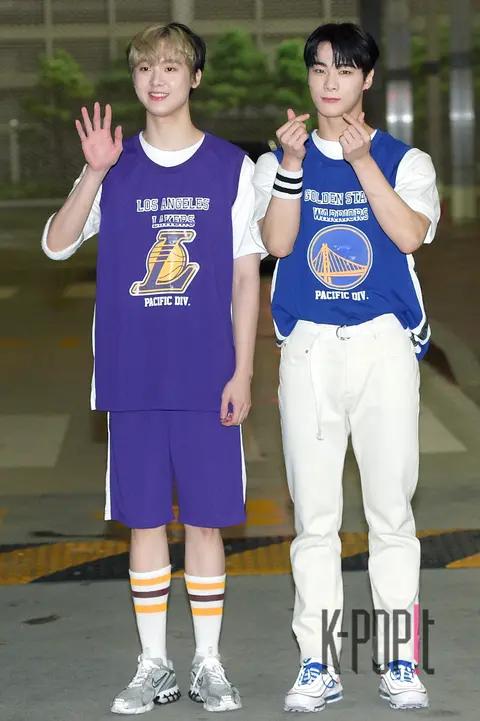 ASTRO, Yoon San-ha, Moonbin — Show Champion Arrival