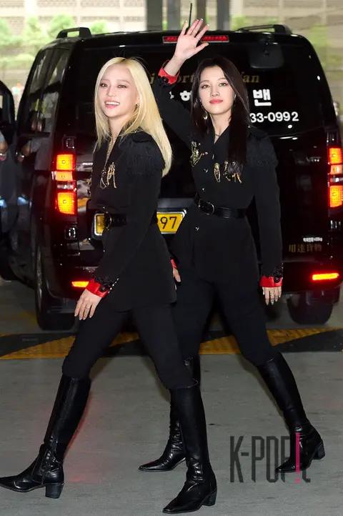CLC, Jang Ye-eun, Oh Seung-hee — Show Champion Arrival